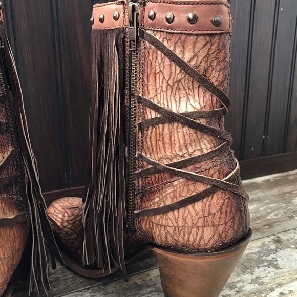 BRAND NEW CORRAL FRINGE BOOTIES! - Picture 4 of 6